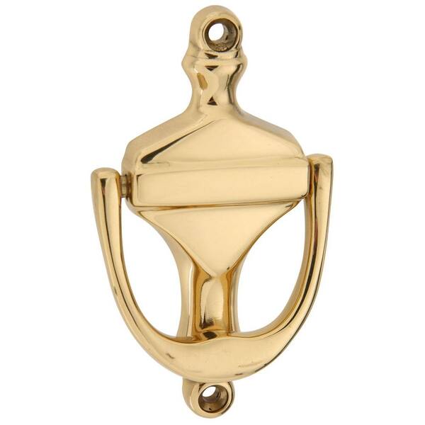 National Hardware 4 in. Solid Brass Door Knocker