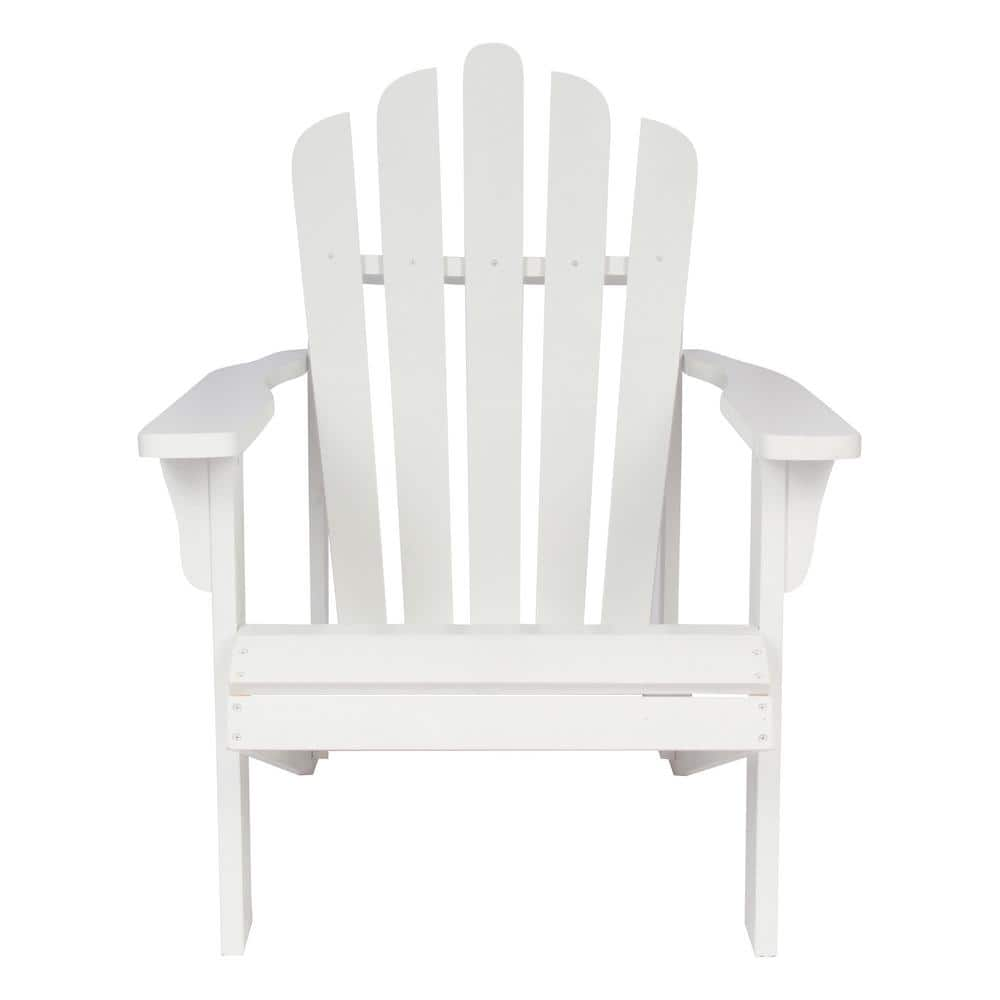 Shine Company Westport White Cedar Wood Adirondack Chair-4611WT - The ...