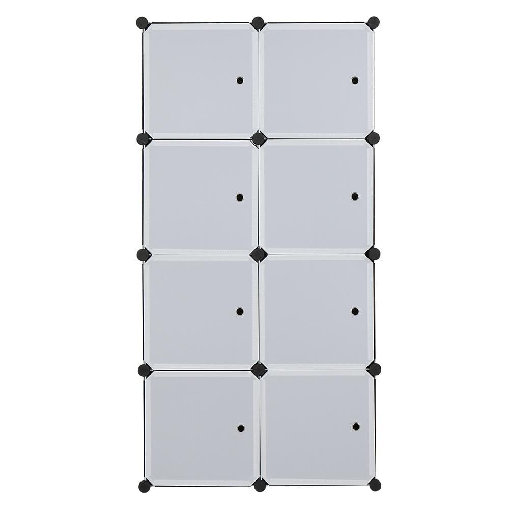 56 in. H x 18.5 in. W x 28.3 in. D White Plastic Portable Closet with Cube Organizer price history on PriceWatchPro