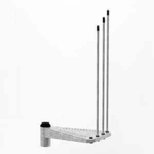 Arke Enduro 55 in. Galvanized Spiral Staircase Add Riser K05005 - The ...