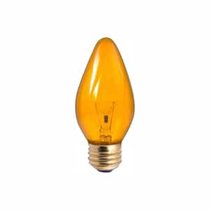 60-Watt F15 Amber Dimmable Incandescent Light Bulb (25-Pack)