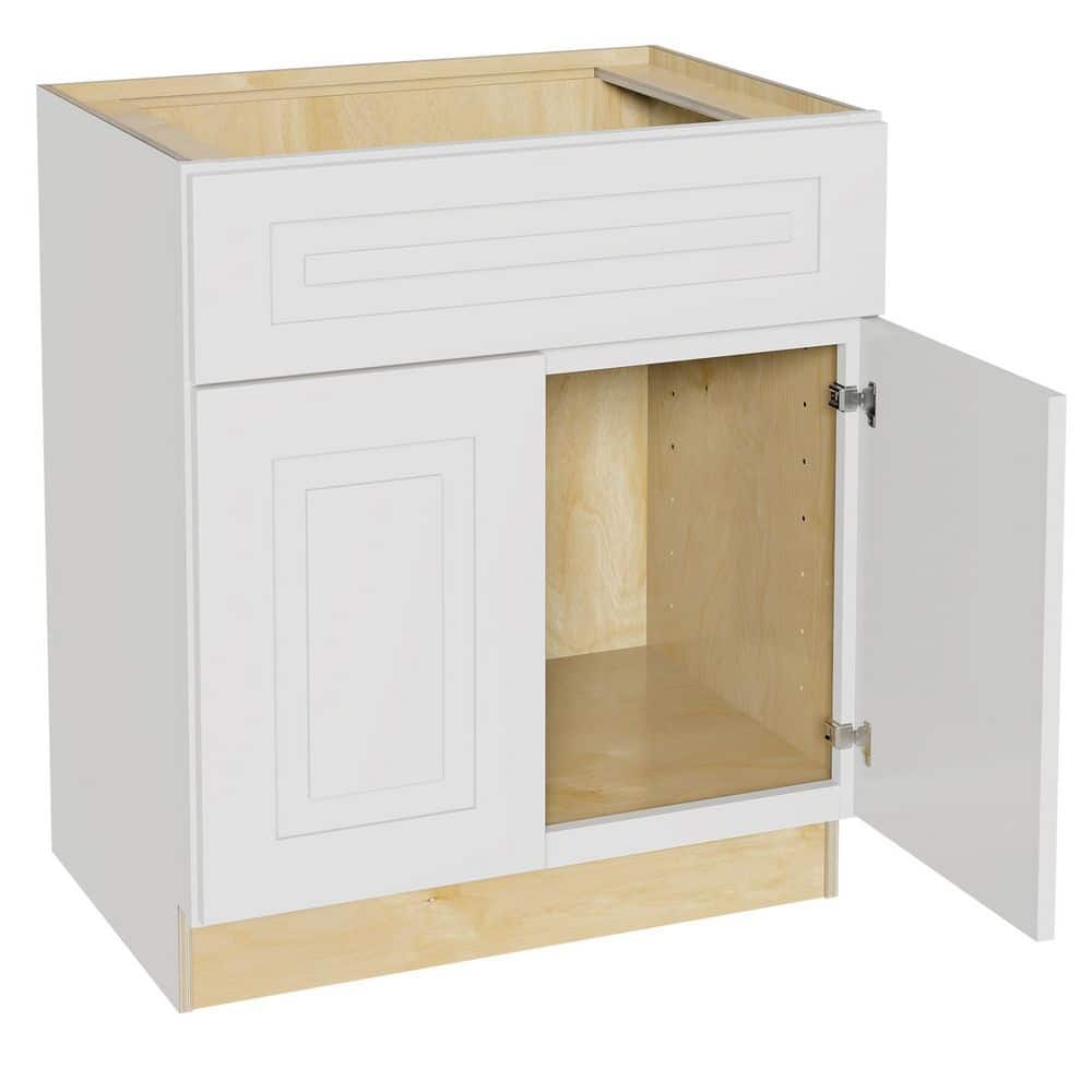 Grayson 30 in. W x 24 in. D x 34.5 in. H Assembled Plywood Sink Base Kitche
