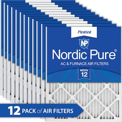 Nordic Pure 16x25x1 MPR 2200 Healthy Living Elite Allergen Replacement AC Furnace Air Filters 2 Pack 