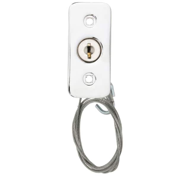 Flat Key Type with 8' Cable Garage Door External Release Device 
