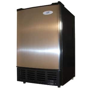 12 lbs. Under-Counter Freestanding Ice Maker in Stainless Steel