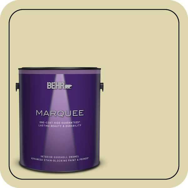 BEHR MARQUEE 1 gal. #MQ4-40 Primitive Green One-Coat Hide Eggshell Enamel Interior Paint & Primer