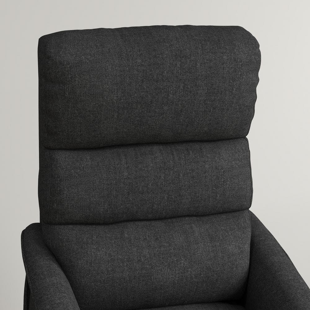 Black Metal Electric Lift Recliner with Remote Control