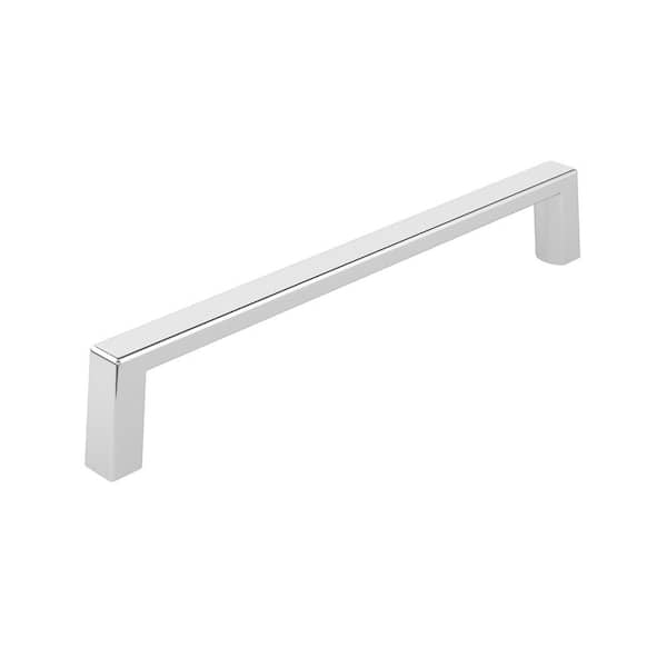 Richelieu Hardware Eglinton Collection 6 in. (152 mm) Modern Chrome Rectangular Cabinet Bar Pull
