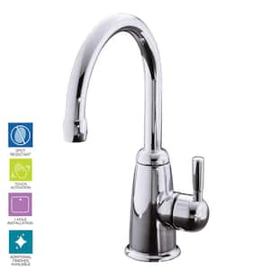 Wellspring Single Handle Bar Faucet with Contemporary Design in Polished Chrome