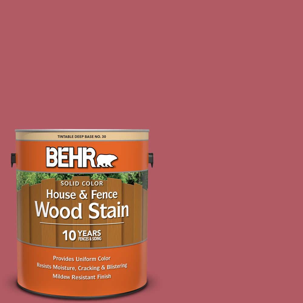 1 gal. #BIC-33 Cinnamon Candle Solid Color House and Fence Exterior Wood St