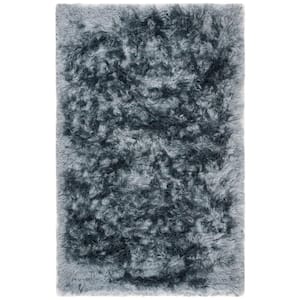 Ocean Shag Slate Doormat 2 ft. x 3 ft. Solid Area Rug