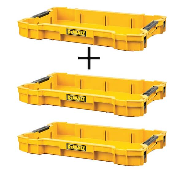 DEWALT TOUGHSYSTEM 2.0 Shallow Tool Tray (3 Pack)
