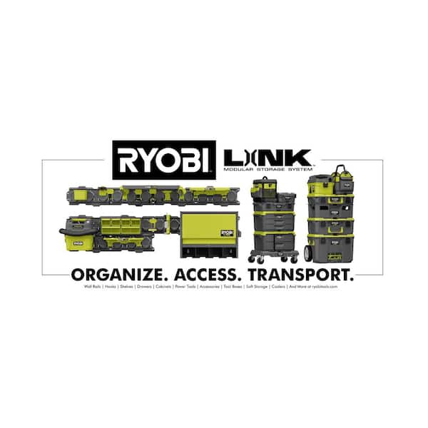 RYOBI LINK SlotBox Organizer Drawer Tool Box Kit STM313K - The