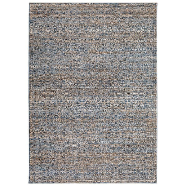 Yarra Vintage 7 ft. 10 in. x 10 ft. Blue Rug