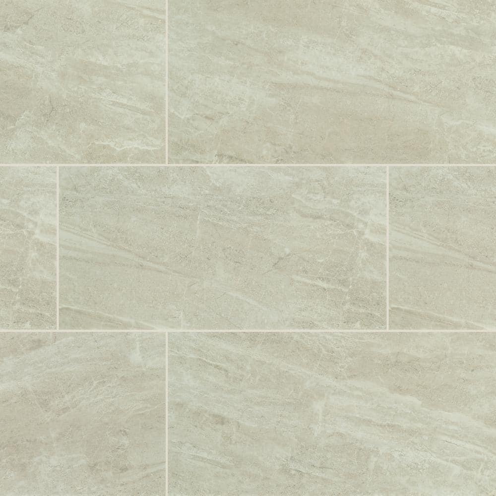 MSI Sable Gray 12 in. x 24 in. Polished Porcelain Stone Look Floor and Wall  Tile (16 sq. ft./Case) NHDSABGRAY1224P - The Home Depot