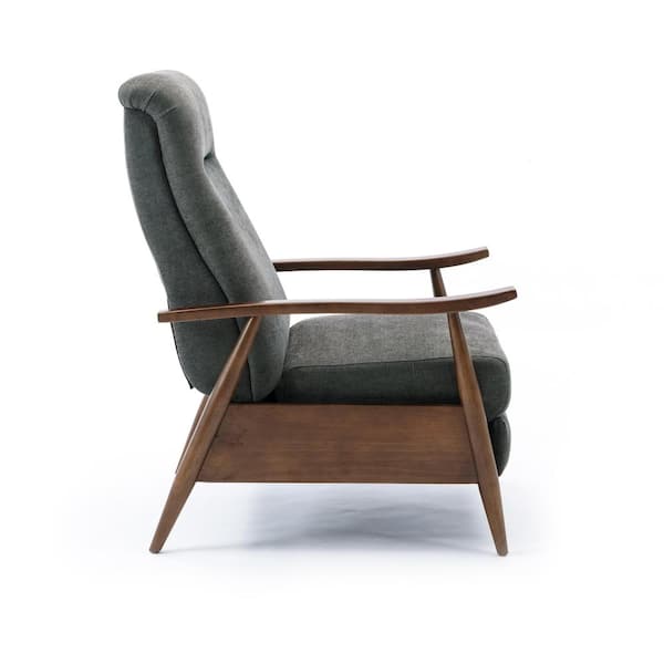 wooden push back chair