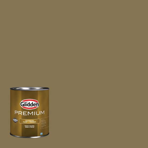 Glidden Premium 1 qt. PPG1102-6 Woodbridge Semi-Gloss Exterior Latex Paint