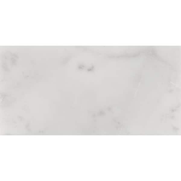 MSI Carrara White 3 in. x 6 in. Honed Floor and Wall Marble Tile (1 sq. ft./case)