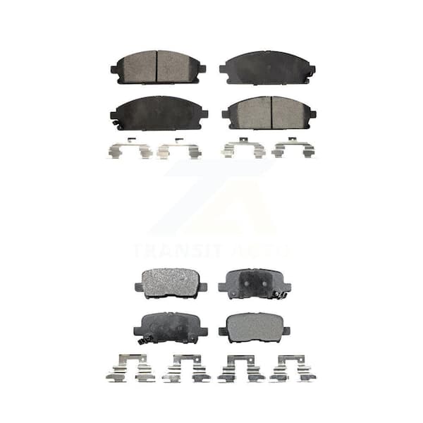 TEC Front Rear Ceramic Brake Pads Kit For 2003-2006 Acura MDX KTC-100434