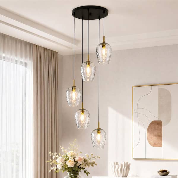 ZARA ゴールドBIGランタン Generation Lighting Zarra 5-Light Satin Brass Large Lantern