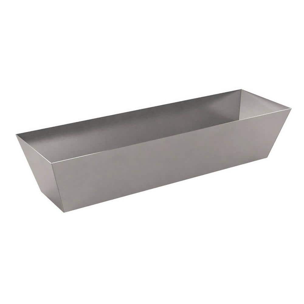 Bon Tool 14 in. Heli-Arc Stainless Steel Mud Pan