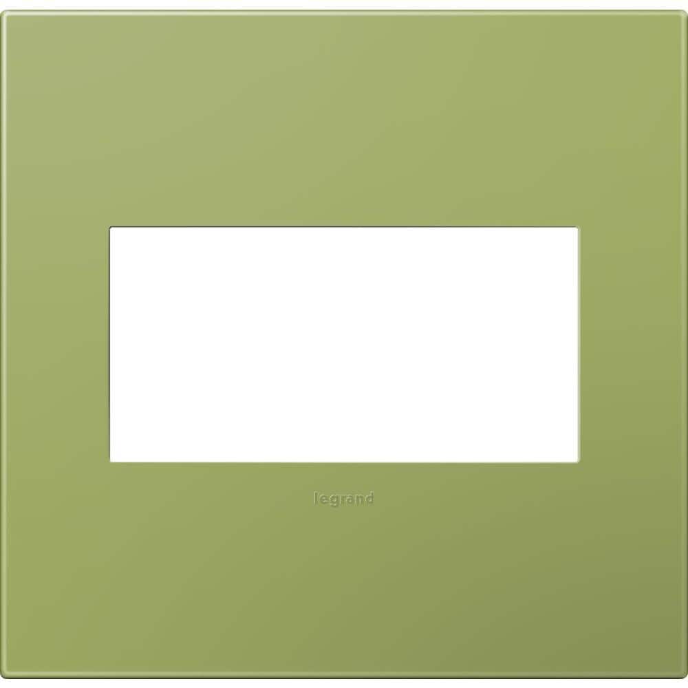 adorne 2 Gang Decorator/Rocker Wall Plate, Lichen Green (1-Pack) price history on PriceWatchPro
