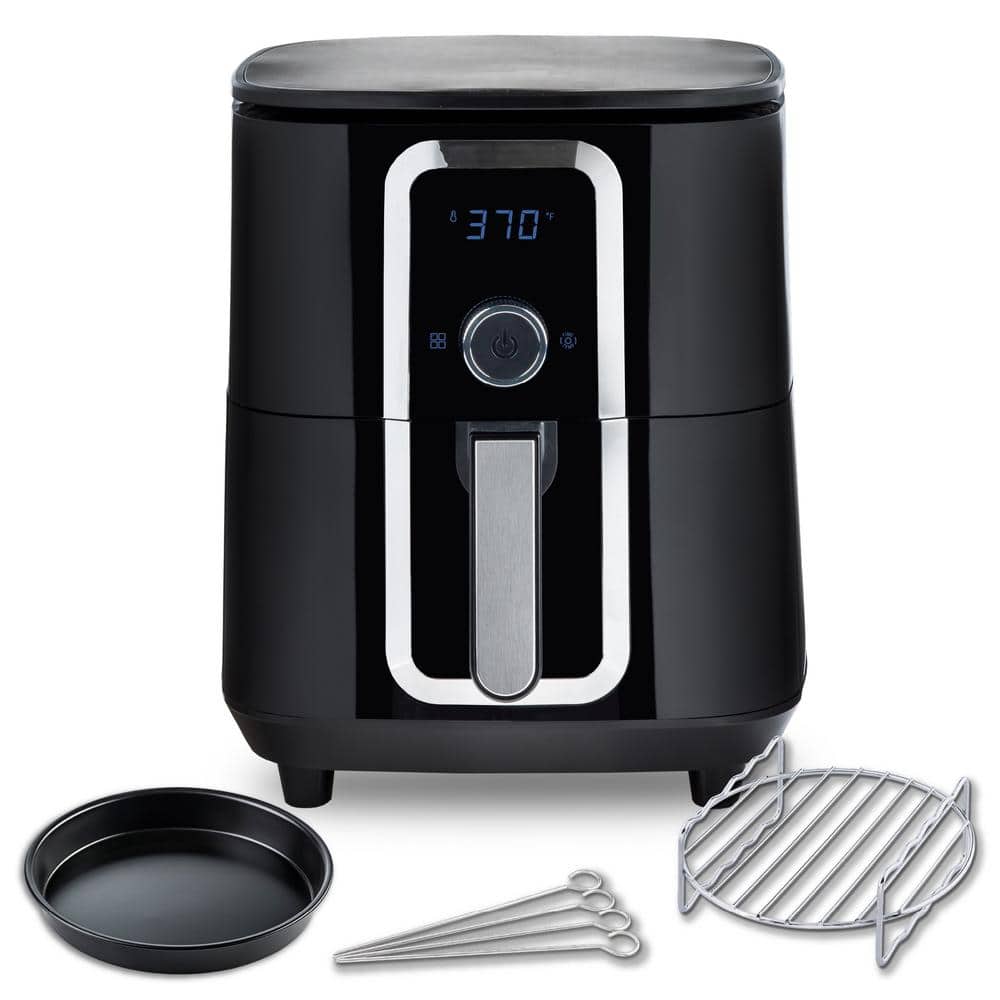 Kanon leje indbildskhed ARIA 7 Qt. Ceramic Family-Size Air Fryer with Accessories and Full Color  Recipe Book-FCH-881 - The Home Depot