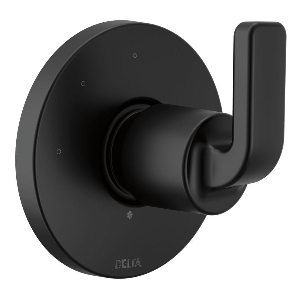 Delta Lineax 3-Setting 1-Handle Diverter Trim Kit in Matte Black (Valve Not Included) T11862-BL