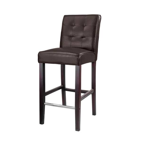 corliving antonio height barstool bonded leather