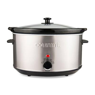 West Bend 6 qt. Red Non-Stick Versatility Slow Cooker with 5-Temperature  Settings Includes Travel Lid and Thermal Tote 87906R - The Home Depot