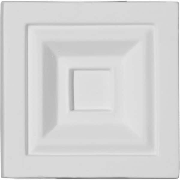 Ekena Millwork 3-3/4 in. x 1-1/8 in. x 3-3/4 in. Eris Plinth Block