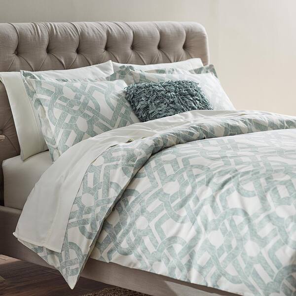 Unbranded Waveland Green and Blue King Duvet