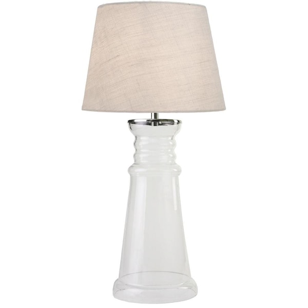 Kenroy Home Epic 29 in. Clear Table Lamp