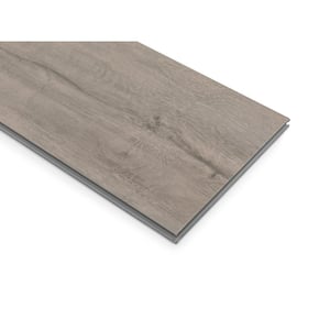 Grey Oak 20 MIL x 8.9 in. W x 46 in. L Click Lock Water Resistant Luxury Vinyl Plank Flooring (23 sqft/case)