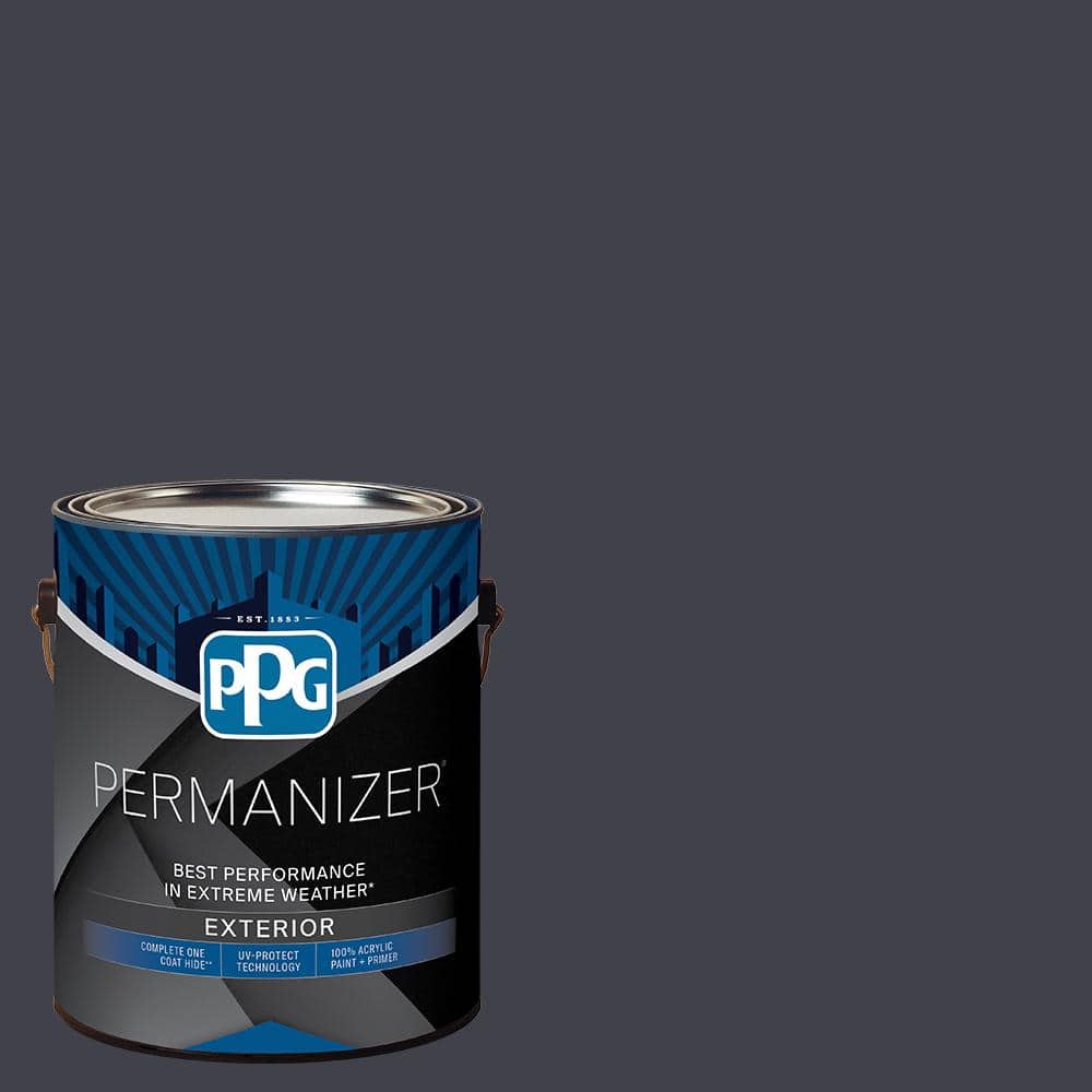 PERMANIZER 1 gal. PPG10137 Napoleon Satin Exterior Paint PPG10137PZ