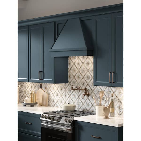 Cottage 14.5 in. W x 0.75 in. D x 14.5 in. H in Blue Slate Cabinet Door Sample