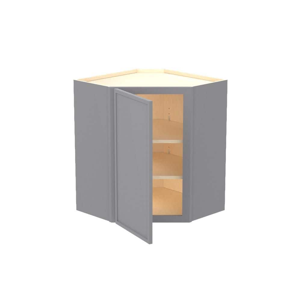 Franklin 24 in. W x 12 in. D x 30 in. H Assembled Plywood Wall Corner Kitchen Cabinet in Veiled Gray with Soft Close price history on PriceWatchPro