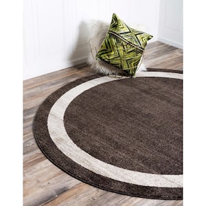 Del Mar Maria Brown 8' 0 x 8' 0 Round Rug