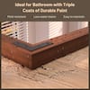 18x26 Rustic Wood Farmhouse Bathroom Vanity Mirror