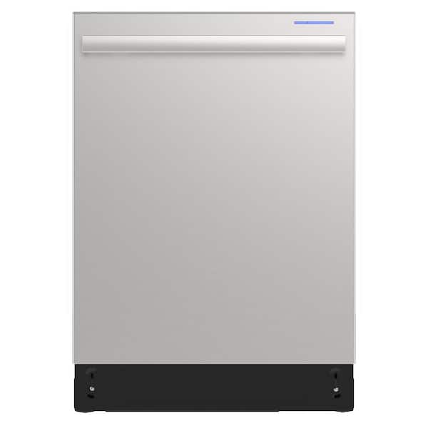 24in Top Control Standard Built in Dishwasher in Stainless Steel with 6 Cycles 44 dBA