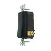 Leviton 5631-2E Decora Plus Rocker Switch – 20A 120V, Illuminated Off, Single-Pole, Black, Commercial Grade