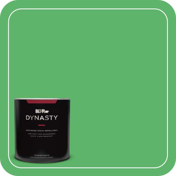 BEHR DYNASTY 1 qt. #P390-6 Lawn Party Matte Interior Stain-Blocking Paint & Primer