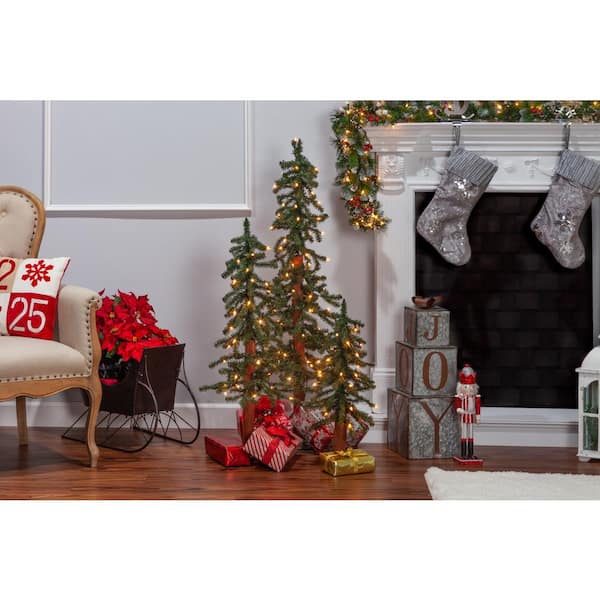 Sterling 2 ft., 3 ft. and 4 ft. Pre-Lit Alpine Artificial