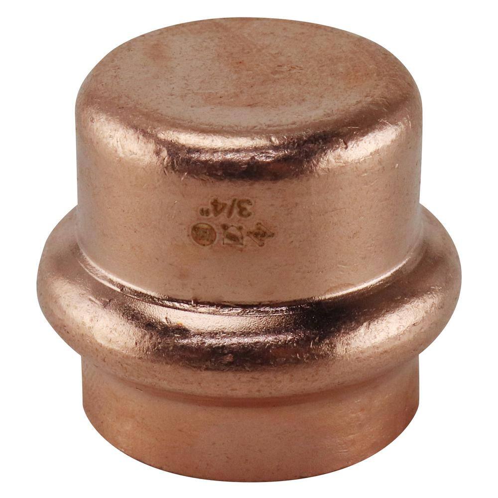 Apollo 3/4 in. Copper Press Tube Cap XPRCAP34 The Home Depot