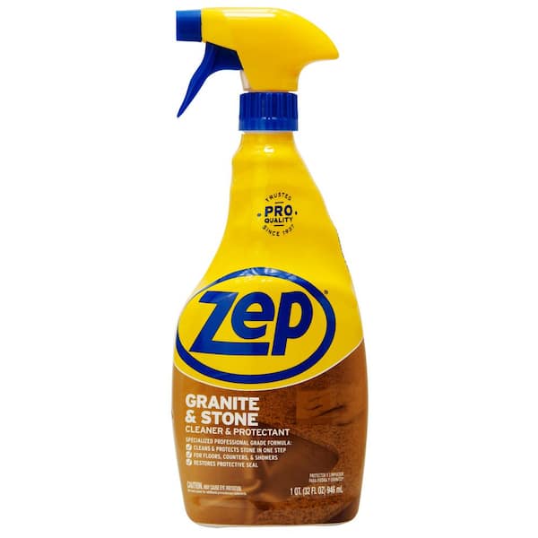 ZEP 32 oz. Granite and Stone Countertop Polish, Cleaner and Protectant
