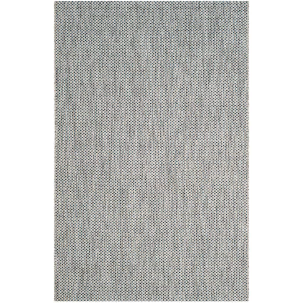 Courtyard Gray/Navy 7 ft. x 10 ft. Solid Indoor/Outdoor Patio  Area Rug price history on PriceWatchPro