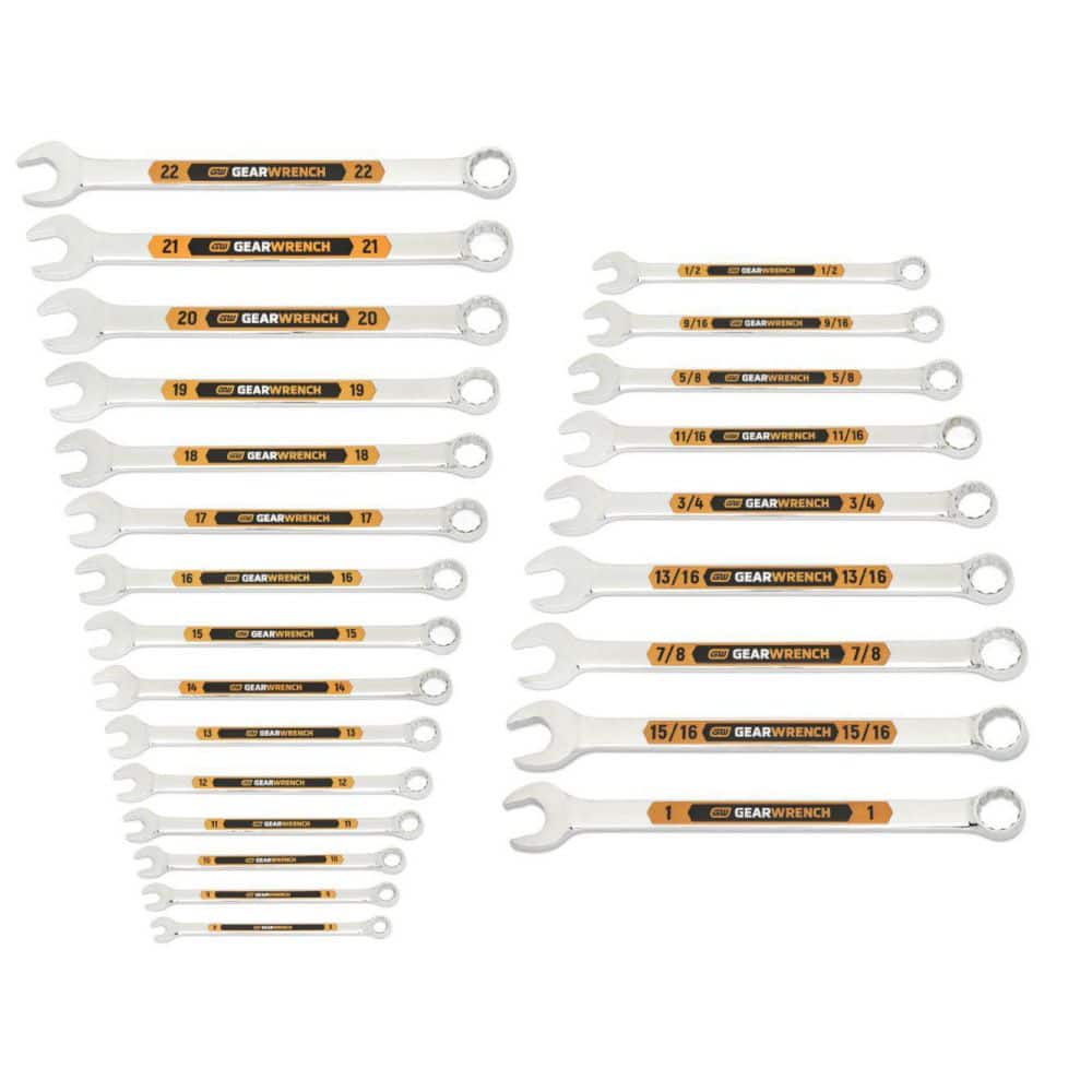 12-Point SAE/Metric Hi-Viz Long Pattern Combination Wrench Set (24-Piece) price history on PriceWatchPro