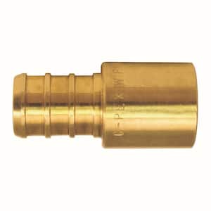1/2 in. Brass PEX-B Barb x Male Copper Sweat Adapter (10-Pack)