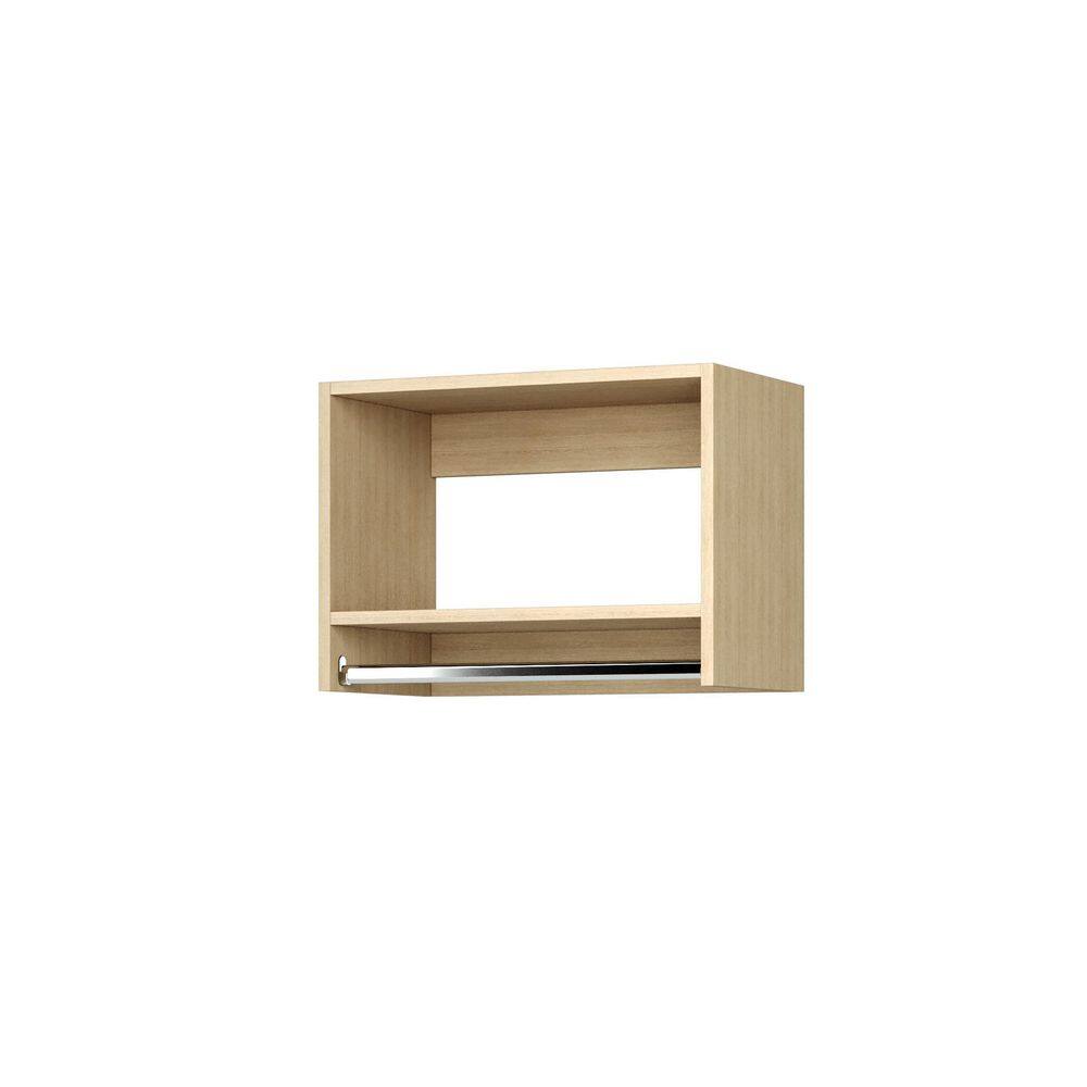 Vista Collection 21 in. W Oak Closet Kit Tall Hanging Wall Mounted 2-Shelf Wood Closet System price history on PriceWatchPro