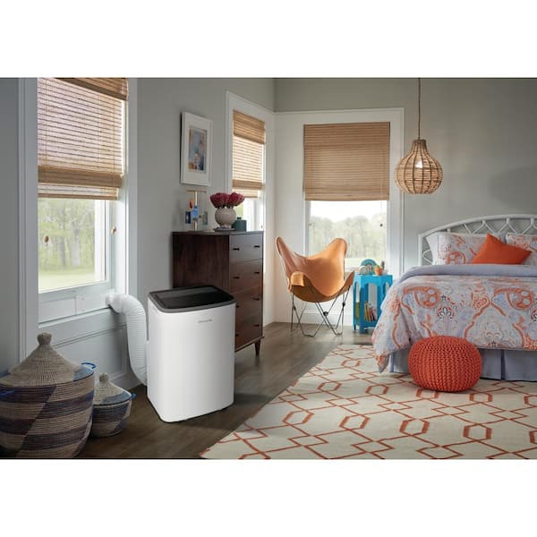  Frigidaire FHPH132AB1 aire acondicionado portátil frío/calor,  con control remoto, para una habitación de hasta 600 pies cuadrados, color  blanco : Hogar y Cocina